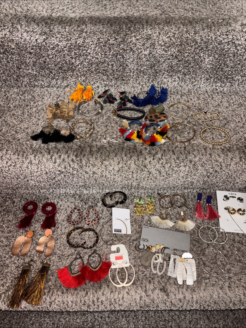 Mixed Color Women's Fashion Earrings Set by